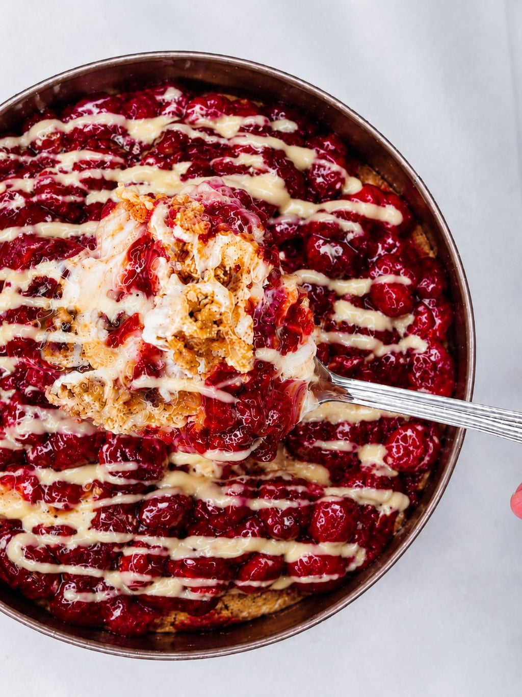 Strawberry Cheesecake Scoop Cookies