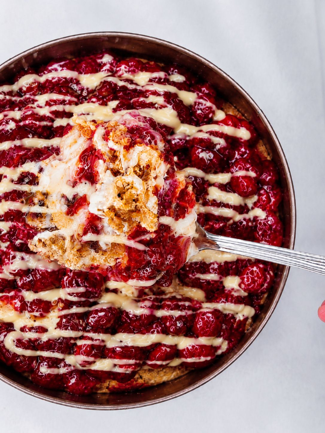 Strawberry Cheesecake Scoop Cookies